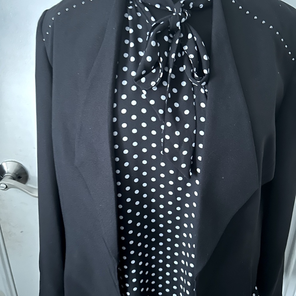 John Meyer Black Women's long sleeves Jacket size 14